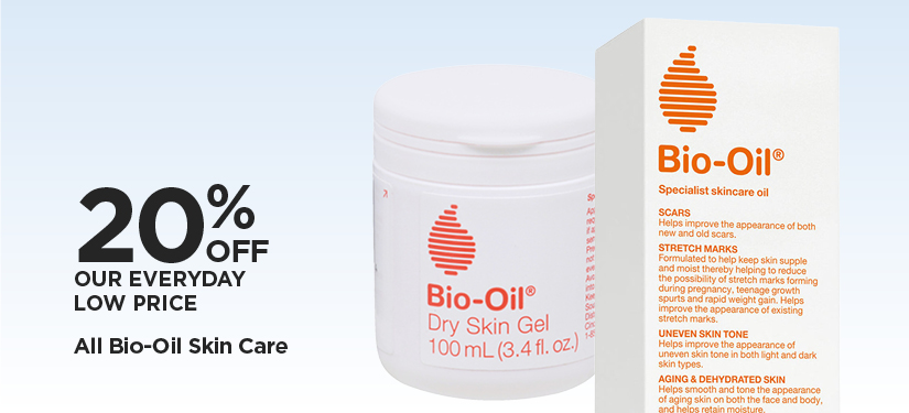 20% Off All Bio-Oil Skin Care