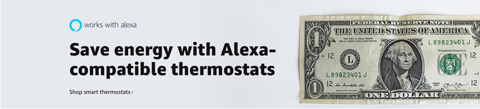 Save energy with Alexa enabled thermostats