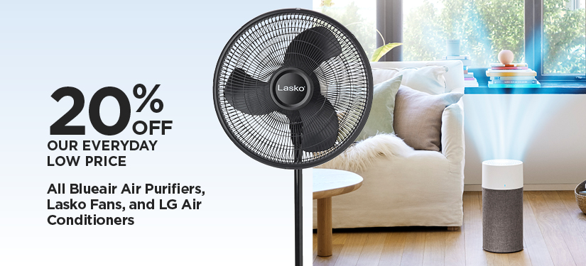20% Off Our Everyday Low Price Air Purifiers