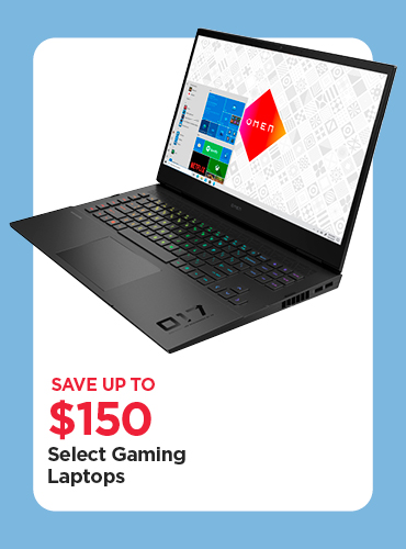 Save up to $150 Select Gaming Laptops