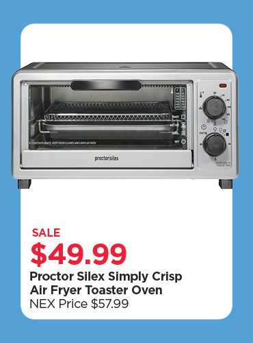 $49.99 Proctor Silex Air Fryer Toaster Oven