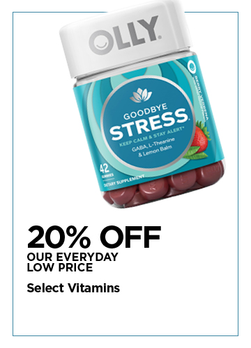 20% Off Select Vitamins