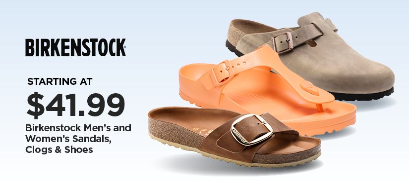 Birkenstock Men's and Women's Sandals, Clogs, and Shoes Starting at $41.99