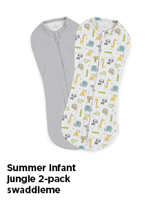 Summer Infant Jungle 2-Pack Swaddleme