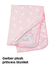 Gerber Plush Princess Blanket