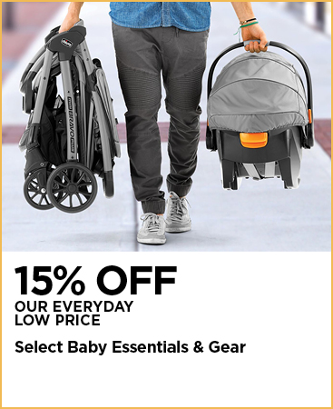 15% Off Baby Essentials & Gear