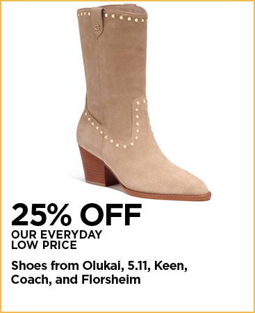 25% Off Shoes