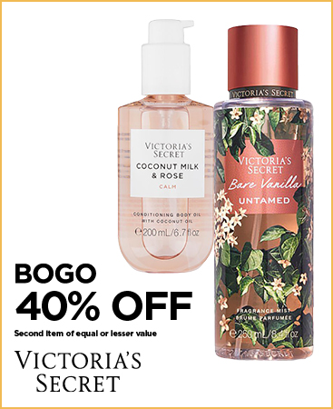 BOGO 40% Off Victoria Secret