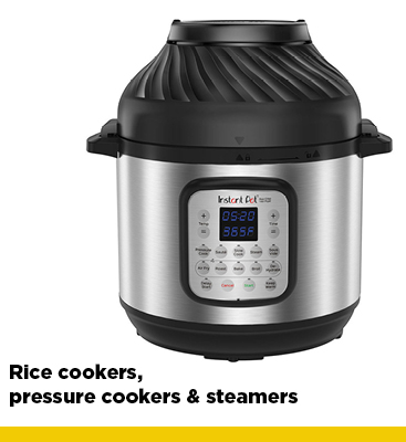 Rice cookers, Pressure cookers & steamers