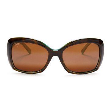 Maui Jim Women's Orchid Tortoise with Peacock Fashion Sunglasses