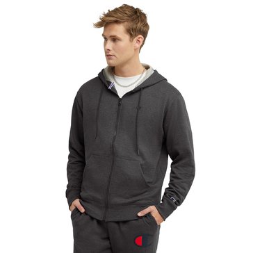 Champion Men's Powerblend Granite Fleece Zip Hoodie