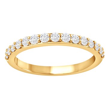 Because by Navy Star 14K Yellow Gold 1/2 cttw Diamond Wedding Band