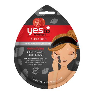 Yes to Tomatoes Detoxifying Charcoal Mud Mask, Single