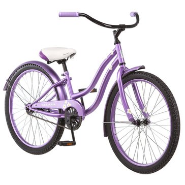 Pacific Cycle Kulana Hiku 24-Inch Girls' Cruiser Bike