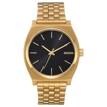 Nixon Unisex Time Teller Watch A045-2042, Black Sunray/ Gold 37mm