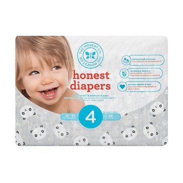 The Honest Company Diapers, Panda - Size 4, 29-Count