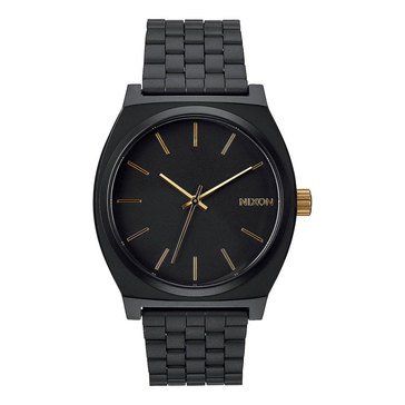 Nixon Men's Time Teller Gold/Black Steel Watch, 37mm