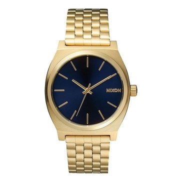 Nixon Unisex Time Teller Cobalt/Light Gold Watch