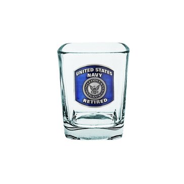 Sparta Pewter USN Retired Shot Glass