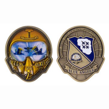 Vanguard Blue Angels Helmet Coin Ant Bronze