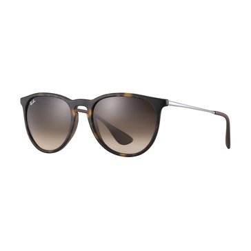 Ray-Ban Unisex Erika Classic Sunglasses Tortoise/Gunmetal/Brown Gradient 54mm