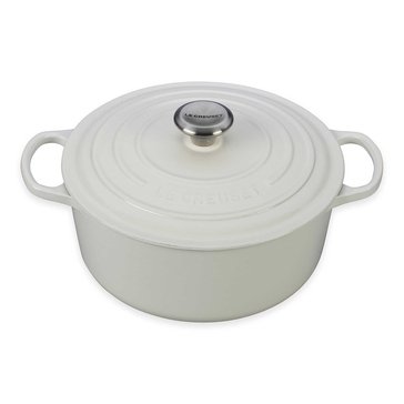 Le Creuset Signature 5.5-Quart Round Dutch Oven, White