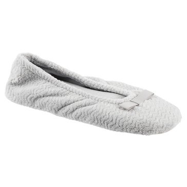 Isotoner Women's Chevron Microterry Ballerina Slipper