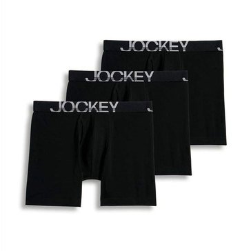 Jockey Men's ActiveStretch Midway Boxer Briefs