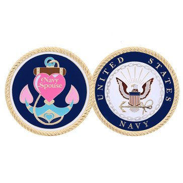 Challenge Coin Navy Spouse Coin