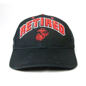 Black Ink Men's Retired USMC Classic Hat