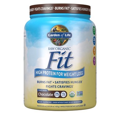 Garden Of Life Raw Fit Chocolate 28g Protein Powder,