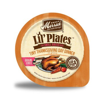 Merrick Lil Plates Tiny Thanksgiving Day Grain Free Adult Wet Dog Food