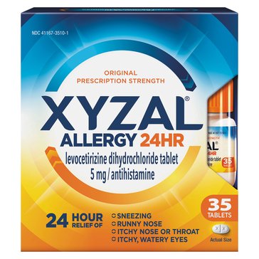Xyzal Allergy Relief Tablets, 35-Count