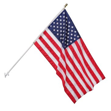 Annin 3' x 5' US Estate Emblem Flag Set with Spinning Pole