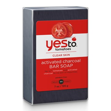 Yes To Tomatoes Activated Charcoal Bar Soap 7oz