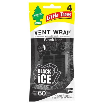 Little Trees Black Ice Vent Wrap Air Freshener