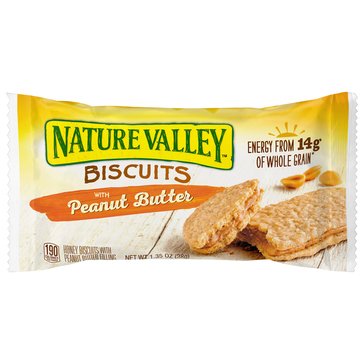 Nature Valley Biscuits with Peanut Butter, 1.35oz