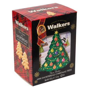 Walkers Christmas Tree Shortbread Cookies, 5.3oz