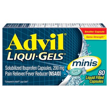 Advil Liquild Gel Mini, 80-count
