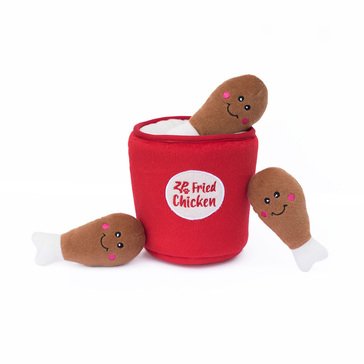 Zippy Paws Bucket of Chicken Burrow Dog Toy
