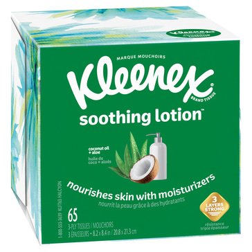 Kleenex Lotion Cubed Box Facial Tissue