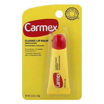 Carmex Medicated Lip Balm Tube, .35oz