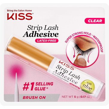 Kiss Everez EZ Adhesive Eyelash Strips Clear