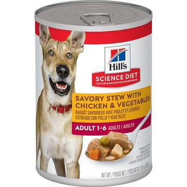Hill's Science Diet Chicken & Vegetable Savory Stew Dog Food, 12.8oz