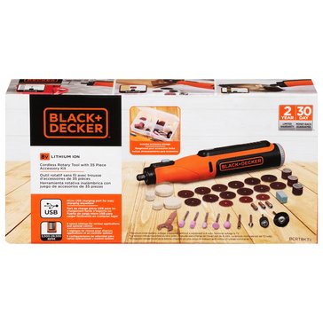Black & Decker 8-Volt Rotary Tool With 35-Piece Accessory