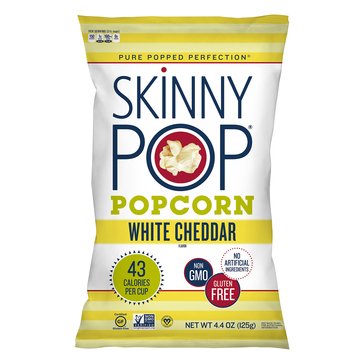 SkinnyPop White Cheddar Popcorn, 4.4oz