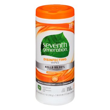 Seventh Generation Botantical Disinfecting Wipes 35ct
