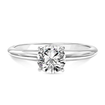 14K White Gold 3/4 ct Solitaire Ring