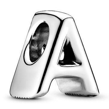 Pandora Sterling Silver Letter A Charm