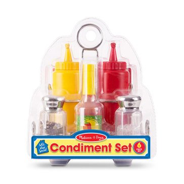 Melissa & Doug Condiments Pretend Food Play Set